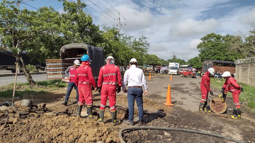 Sucre: fugas de agua afectan a más de 60 barrios, clínicas y colegios en Sincelejo