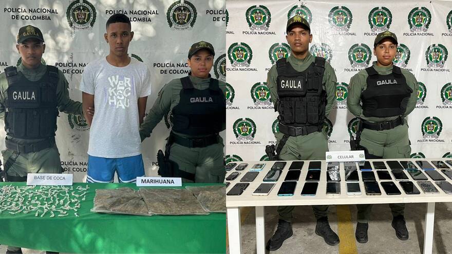 Encuentran drogas y 50 celulares en allanamiento a la cárcel de El Bosque