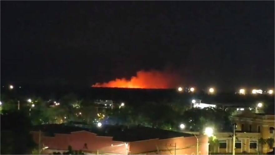 Reportan incendio en isla Salamanca este jueves 24 de agosto
