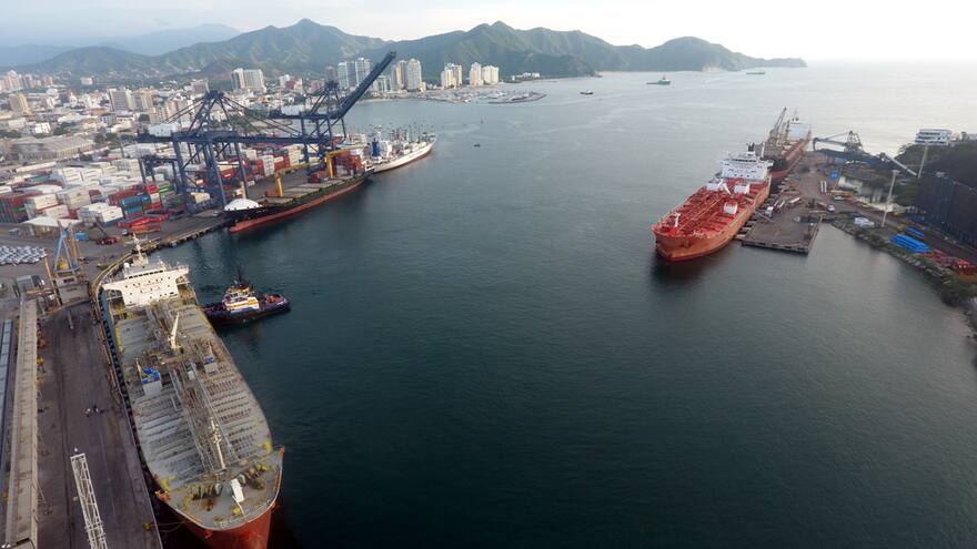 Puerto de Santa Marta registró un récord de carga el pasado mes