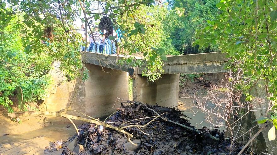 Declaran calamidad pública en Mahates y Arroyo Hondo por colapso de un puente