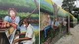 Repudian el vandalismo contra mural de la artista Mónica Garzón en Montería