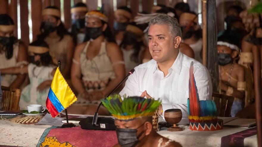 'Como anfitriones de esta PreCOP nuestro compromiso es indeclinable': Duque