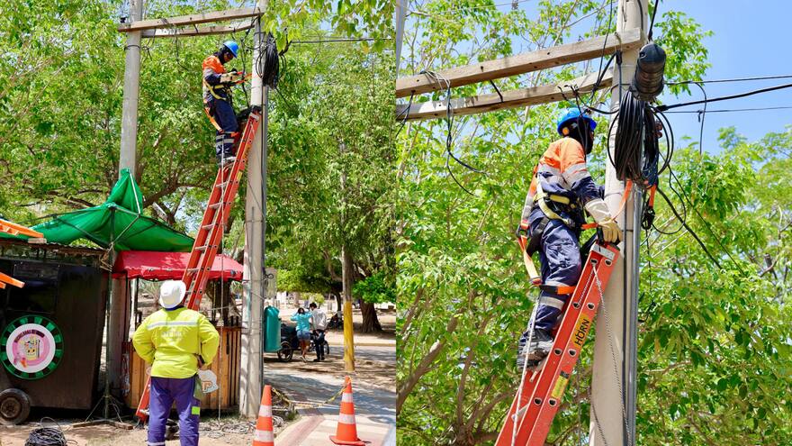 Desconectan siete negocios por fraude eléctrico en el parque La Provincia