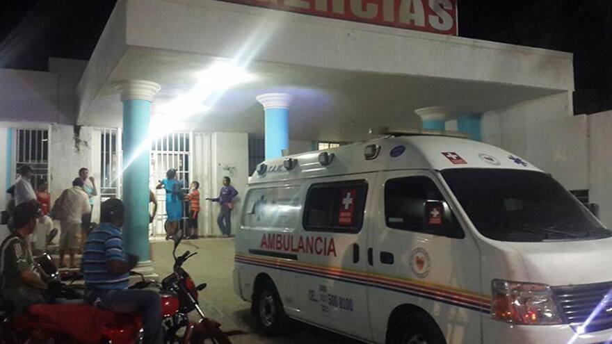 Mototaxista a punto de perder el ojo tras ser impactado por una bomba de aturdimiento