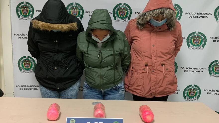 Tres mujeres detenidas en el Cortissoz por transportar ‘coca rosada’