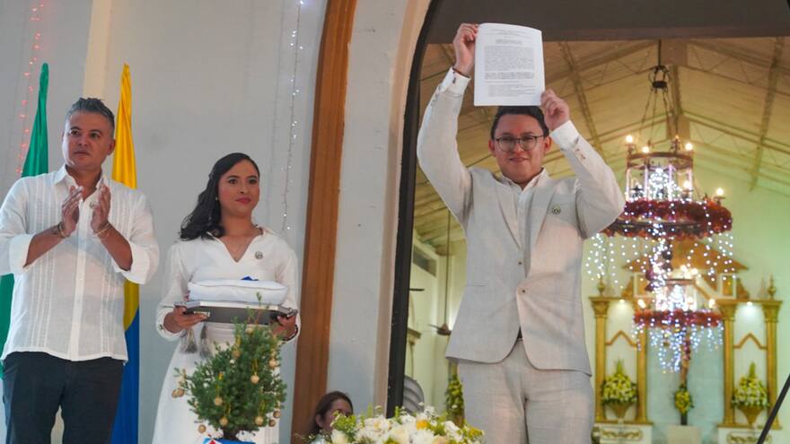 Andrés Aldana se posesionó como alcalde de Sincé, Sucre