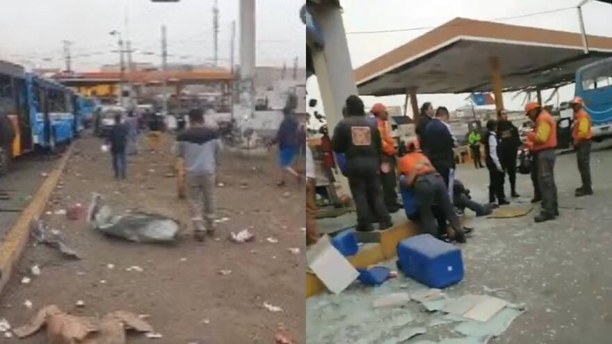 Un muerto y 22 heridos deja explosión en estación de servicio en Lima, Perú