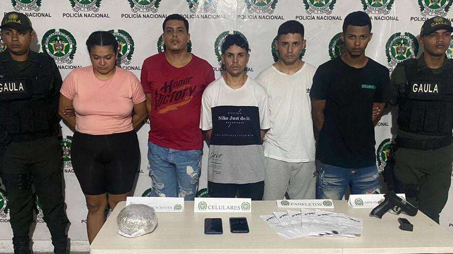 Desmantelan banda delincuencial que intimidaba a comerciantes en Barranquilla