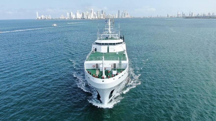 Buque adelanta investigación en el mar Caribe