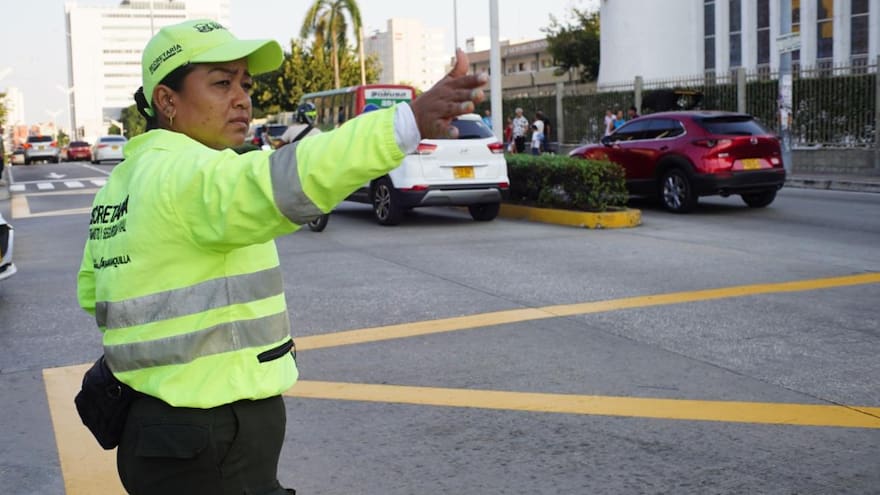 mOVILIDAD EN bARRANQUILLA: Implementan cambio de señales de tránsito en la calle 73