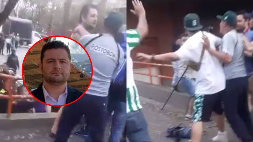 José Luis Alarcón, periodista de ESPN, fue agredido a la salida del partido entre Nacional y Medellín