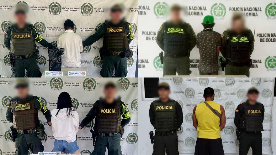 Redada contra el microtráfico en Córdoba deja cuatro capturados