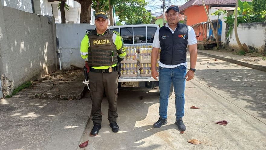 Incautan contrabando de cervezas, licores y cigarrillos en Sucre