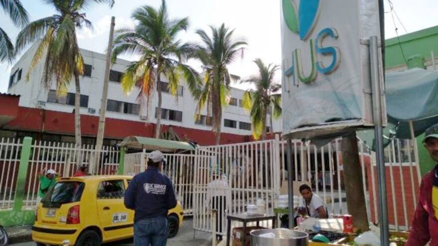 Empleados del hospital y asilo de Sincelejo protestan por falta de pago