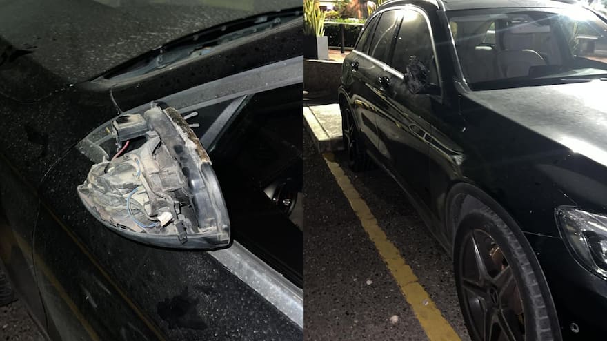 Barranquilla: ladrones desvalijan carros de lujo en Salón de Testigos de Jehová