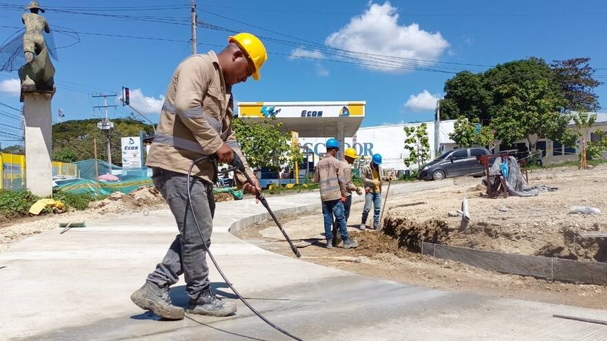 Iniciaron la pavimentación en los alrededores de El Pescador, en Sincelejo