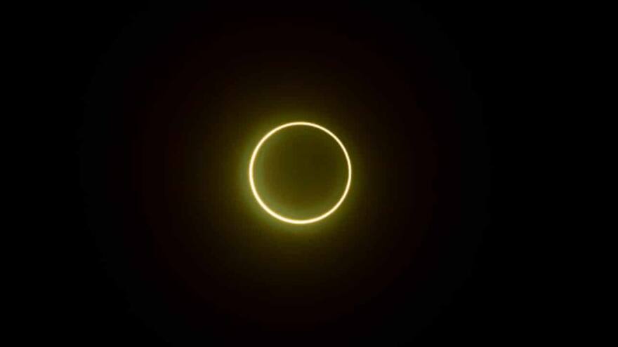 El primer eclipse solar anular de 2021 creará el llamado 'anillo de fuego'
