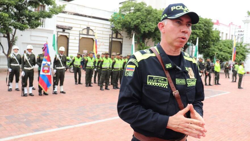 Coronel Julio Triana asumió como nuevo comandante de la Policía del Magdalena