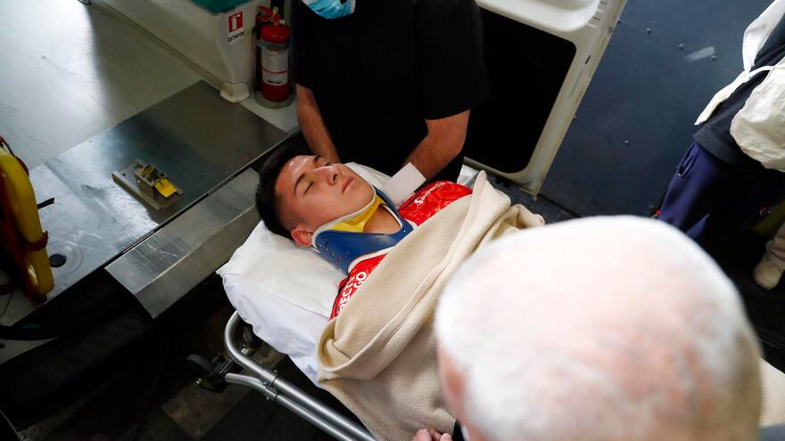 Arquero de Universidad de Chile resultó herido tras ser golpeado por cohete