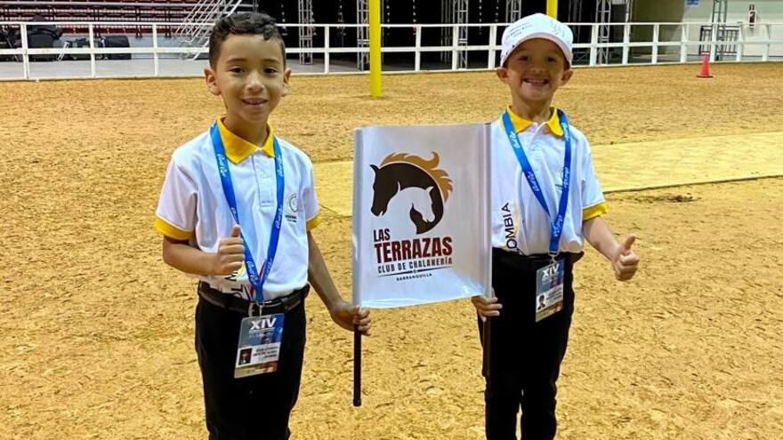 Dos niños barranquilleros estarán en el Mundial de Equitación en Puerto Rico