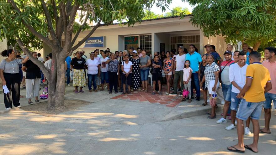 Comunidad exige servicio de urgencias en el puesto de salud de Badillo, en Cesar