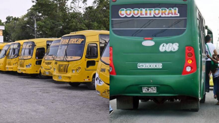 Buses en Barranquilla y Soledad operan con normalidad