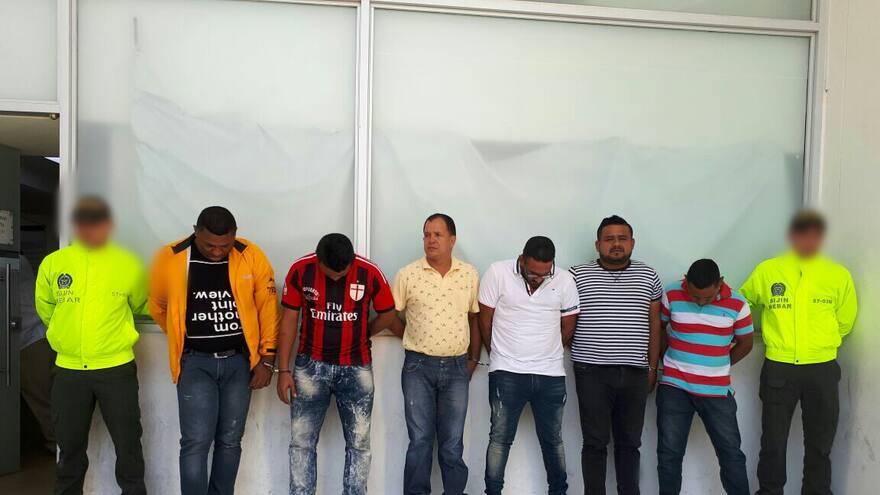 Capturan a seis integrantes de la banda ‘Los Bagres’, dedicada al robo de motos