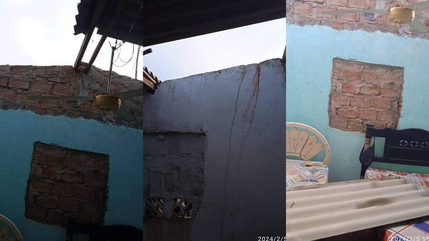 Vendaval dejó sin techo a varias viviendas de Pedraza, Magdalena