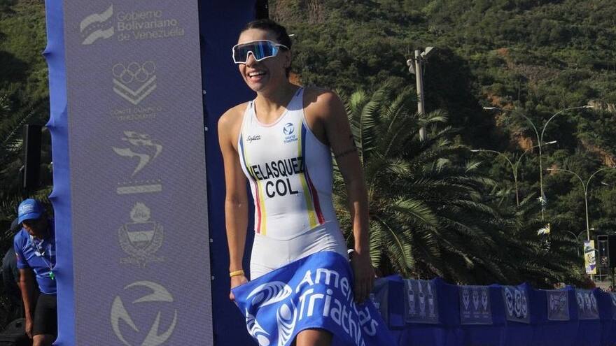 Triatleta colombiana logra el cupo 64 del país para los Olímpicos de París