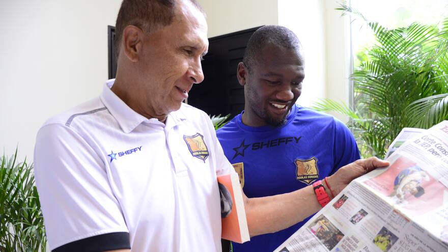 Luis Felipe Chará, listo para marcar a su hermano: 'Águilas gana hoy'