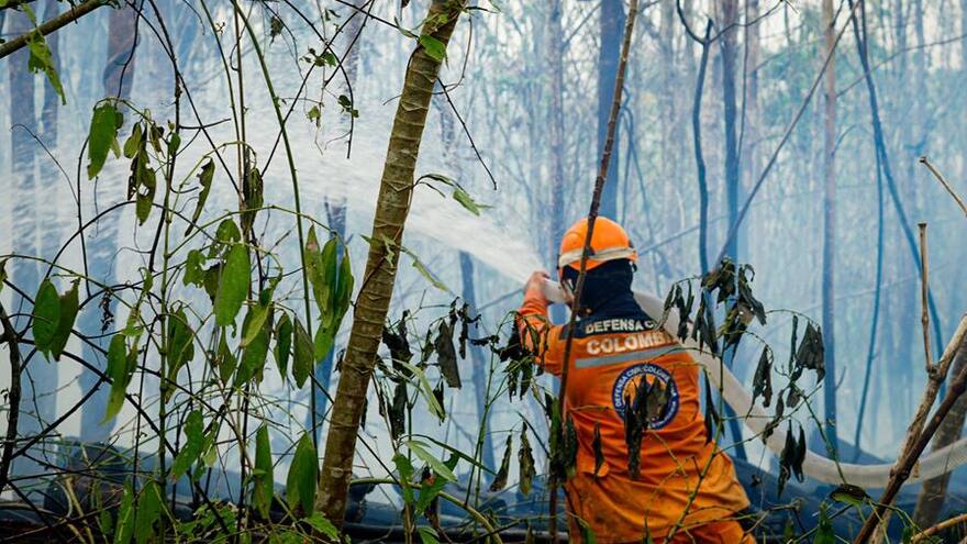Sucre: el incendio en San Onofre ya deja un ciudadano lesionado