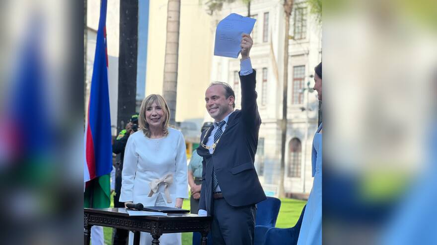 Alejandro Eder se posesionó como alcalde de Cali, Valle del Cauca