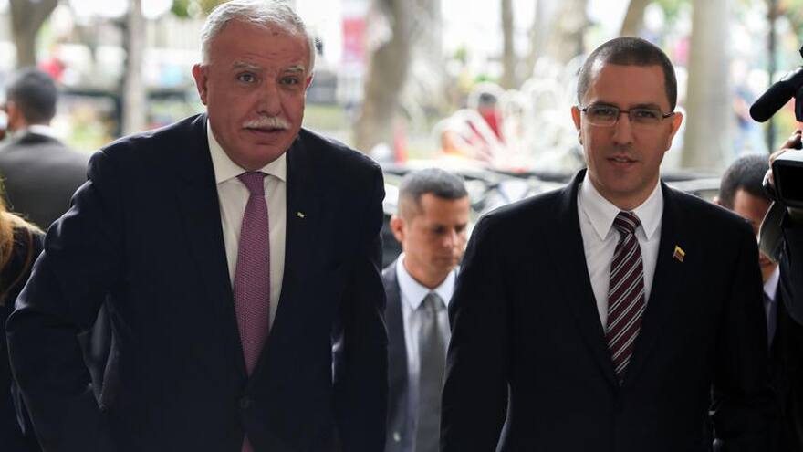 Gobierno de Venezuela expresa a Palestina su respaldo ante conflicto con Trump