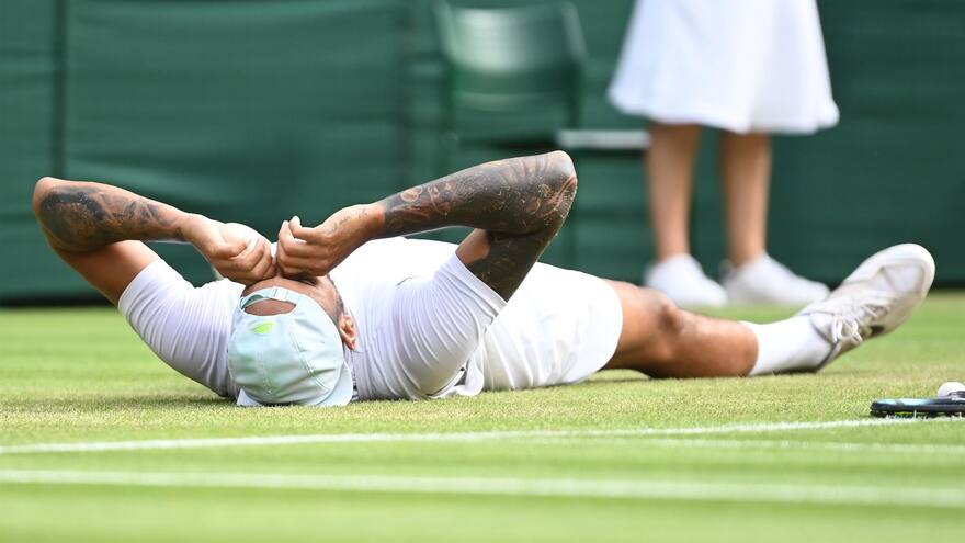 Nick Kyrgios alcanza sus primeras semifinales de Wimbledon
