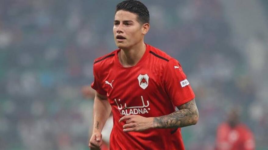 James Rodríguez desmiente rumor sobre supuesta lesión muscular