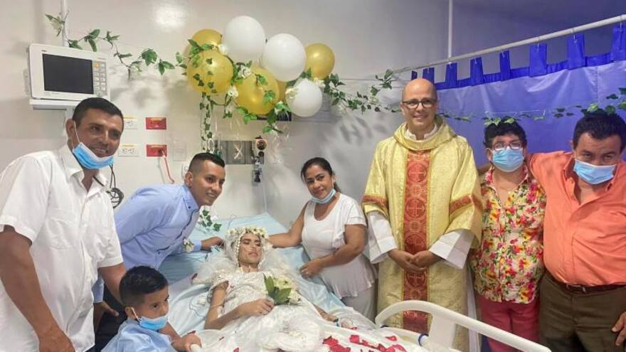 Murió la esposa del futbolista Juan Sebastián Torrejano, quien se había casado reciamente en el hospital