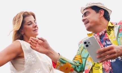 Así reaccionó Carolina Cruz a los comentarios de Suso en ‘La vuelta al mundo en 80 risas’: “Esas patas son como grandes”