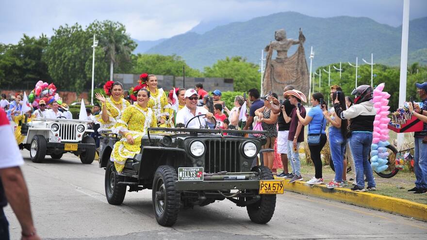 Este es el recorrido de los Jeep Willy Parranderos en el Festival Vallenato