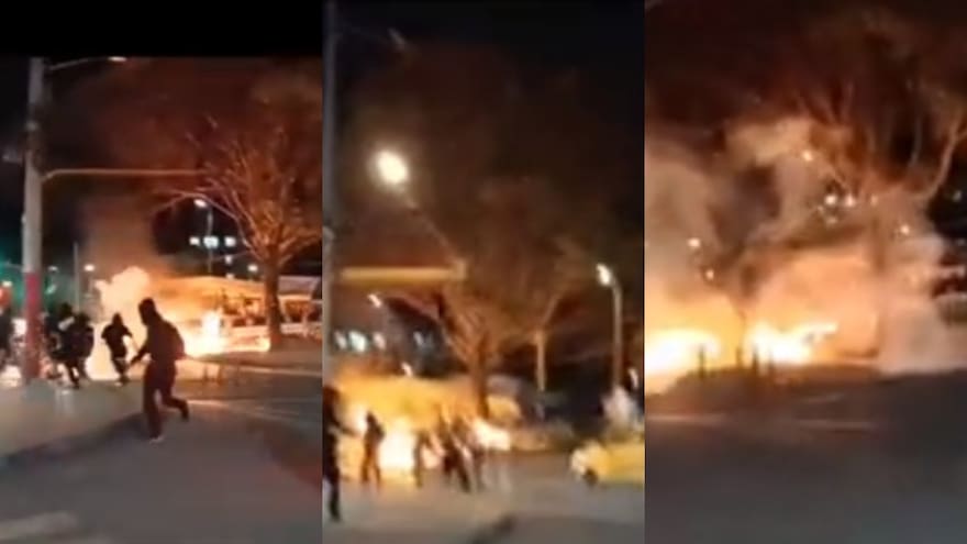 Intentaron quemar CAI en Bogotá durante manifestaciones