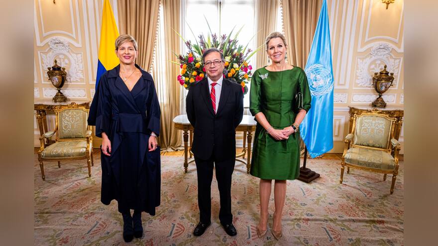 Los temas que se tocaron en la reunión entre Petro y la reina de Países Bajos
