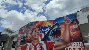 Un mural para resaltar el amor por Teo y Junior