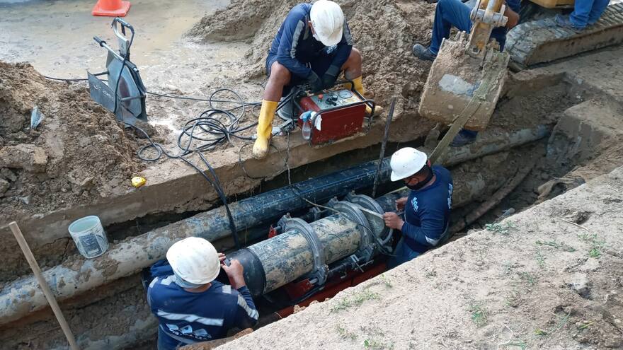 Adelantan trabajos para la normalización del color del agua