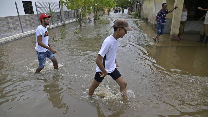 Inundaciones Palmar de Varela en Atlántico: más de 500 casas afectadas