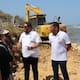 Supervisan obras para mitigar la erosión costera en el barrio Vistamar de Puerto Colombia