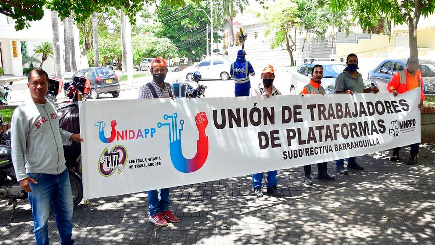 Nueva protesta de rappitenderos por mejores condiciones laborales