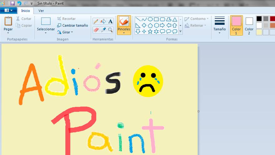 Paint desaparecerá después de 32 años: Microsoft