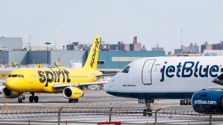EE.UU. busca frenar la compra de la aerolínea Spirit por JetBlue
