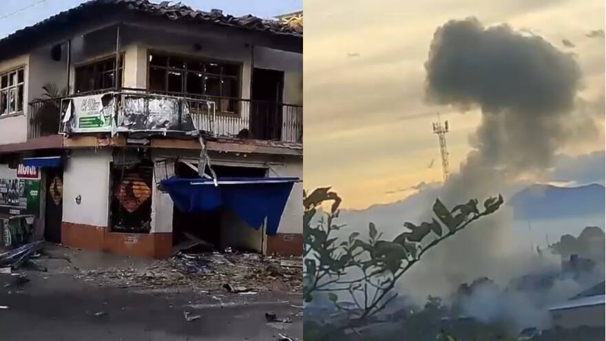 En medio de hostigamientos, impactan helicóptero de la Policía en Morales