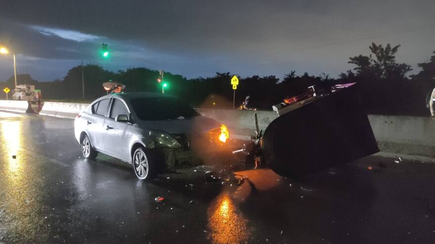Siniestro vial en la Circunvalar de la Prosperidad: un muerto y un herido